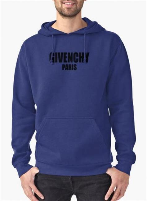 givenchy paris hoodie blue